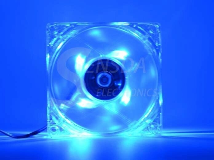 Вентилятор з синім підсвічуванням від компанії Інтернет-магазин Кo-Di - фото 1