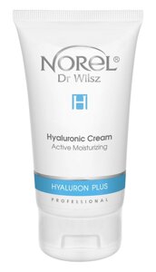 Активно зволожувальний крем із гіалуроновою кислотою, Norel Hyaluronic cream active moisturizing, 150 мл