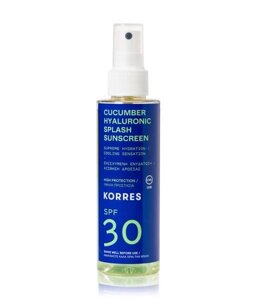 Двофазний сонцезахисний крем KORRES CUCUMBER Protective Spray SPF30, 150 мл