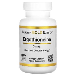 Ерготіонеїн, Ergothioneine, California Gold Nutrition, 5 мг, 90 капсул