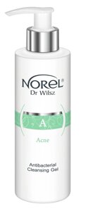 Гель для вмивання від прищів антибактеріальний, Norel Acne Antibacterial Cleansing Gel, 200 мл