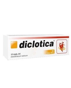 Гель протизапальний та знеболювальний препарат, Diclotica, 10mg/g 100 мл