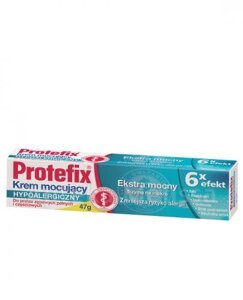 Гіпоаллергенний крем для фіксації протезу Протефікс, Protefix Extra Strong, 47 г
