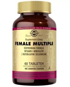 Комплекс вітамінів і мінералів для жінок, SOLGAR Female Multiple vitamins and minerals for women,60табл