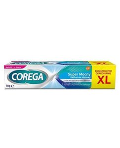 Крем для фіксації зубних протезів, Corega Super Strong Dental Light Mint, 70 г