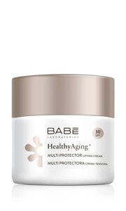 Крем для обличчя, денний мультизахисний ліфтинг, Babe Laboratorios Healthy Aging+ SPF30, 50 мл