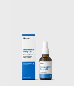 Олія для обличчя при псоріазі атопічного дерматиту Хермз, Hermz Healpsorin Body Oil, 30 мл