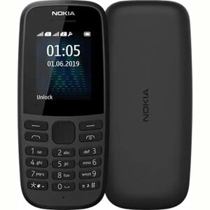 Мобильный телефон Nokia 105 2019 Dual Sim Black