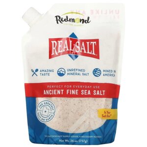 Морська сіль, Real Salt, Анциент Fine Sea Salt, Trading Company, дрібна, 737 г