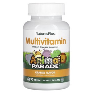 Мультивітаміни та мінерали для дітей, Multi-Vitamin s Plus, апельсиновий смак, 90 таблеток у