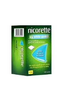 Нікотинова жувальна гумка Nicorette ICE MINT gum 4 мг/105 шт.