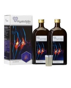 Забезпечує організм гіалуроновою кислотою Хуалітідін, HYALUTIDIN HC Aktiv Syrop, 1000 мл