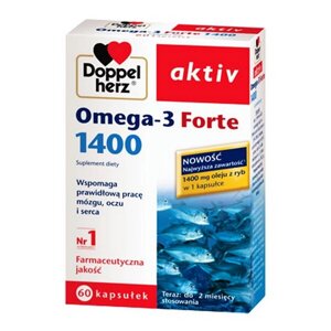 Омега-3 форте допельгерц актив, doppelherz, 60 капсул