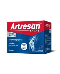 Питний колаген для суглобів, Артресан Еффект АпресФлекс, Artresan Effect AprèsFlex, 25 пакетиків