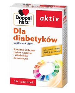 Препарат для діабетиків ДОПЕЛЬГЕРЦ АКТИВ, DoppelHerz, 30 таблеток