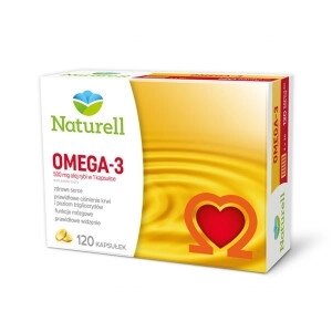 Препарат, Naturell Omega-3 Capsules, 120 капсул