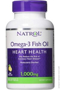 Рибячий жир Омега-3, Omega-3 30%Natrol, 1000 мг, 90 капсул