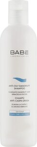 Шампунь проти лупи для жирної шкіри голови, BABE Laboratorios Anti-Oily Dandruff Shampoo, 250 мл