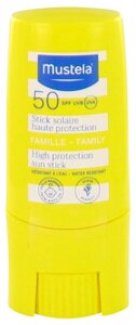 Сонцезахисний стік із високою ступенею захисту, Mustela Sun Stick High Protection SPF 50+