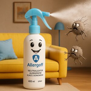 Спрей акарицид для боротьби з кліщами домашнього пилу, Allergoff, 400 мл