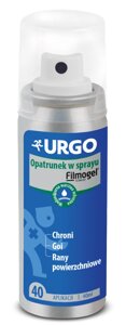 Спрей для перев'язування поверхневих ран, саден, подряпин, URGO Spray Filmogel, 40 мл