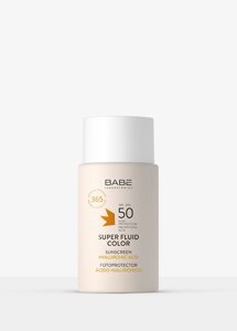 Суперфлюїдний кольоровий сонцезахисний крем, BABE, SPF 50