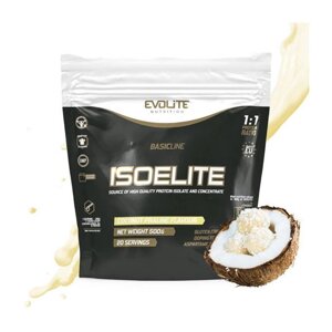 Сироватковий протеїн, Iso Elite, Evolite Nutrition, зі смаком кокосового праліне, 500 г