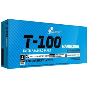 Тестостерон, T-100 Hardcore, Olimp, 120 капсул