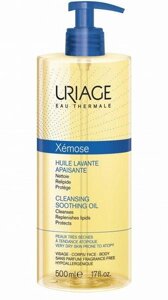 Заспокійлива очисна олія, URIAGE Xemose Cleansing Soothing Oil, 500 мл