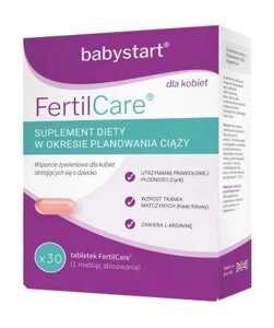 FertilCare (babystart) ФертилВумен , харчова добавка, 30 таблеток . Великобританія
