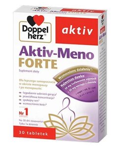 Вітаміни для жінок під час менопаузи Доппелхерз, Doppelherz Aktiv-Meno Forte, 30 табл