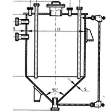 Емкостное оборудование вертикальное