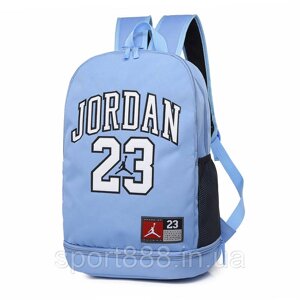 Рюкзак блакитний Джордан Jordan Black RED Backpack 23