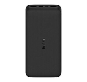 Оригінальний Power Bank Xiaomi Redmi 20000mAh 18W Black / Зовнішній акумулятор 20000mAh / Повербанк