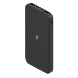 Оригінальний зовнішній акумулятор Xiaomi Redmi Power Bank 10 000 mAh Black / Повербанк