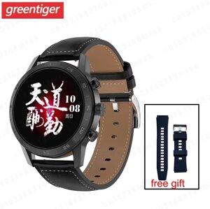 Розумний Смарт Годинник Smart Watch "Greentiger KK70/DT70" Black з Розмовним динаміком. Тонометр Пульоксиметр