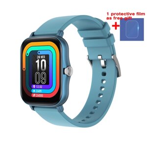 Розумний Смарт годинник Smart Watch Y20 / P8 plus Тонометр Пульоксиметр IP67 Android iOS Blue