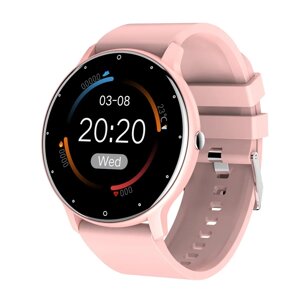 Розумний Смарт годинник Smart Watch ZL02 Pink / Тонометр Пульоксиметр Android iOS