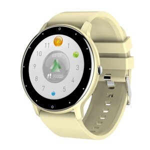 Розумний Смарт годинник Smart Watch ZL02 Yellow / Тонометр Пульоксиметр Android iOS