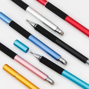 Універсальний Ємнісний Металевий Двосторонній Стілус 2 в 1 Touch Pen для телефону, планшета