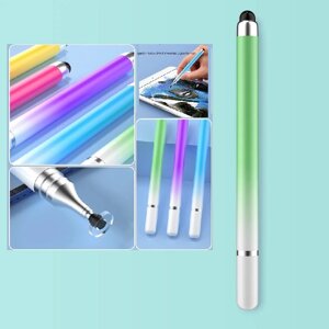 Універсальний Ємнісний Стілус 2 в 1 Touch Pen Зелений для планшета сенсорного екрану