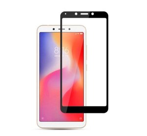 Захисне скло 3D 9H для Xiaomi Redmi 6, Xiaomi Redmi 6A, Захопливе скло ксіомі Білий, White