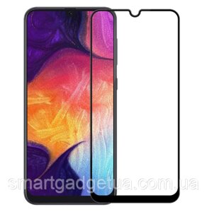 Захисне скло 9D, 9H Повне обклеювання для Samsung Galaxy A20/A30/A30s/A50/A50S/M30/M30s/M31/M21