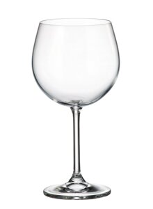 Великі келихи для вина bohemia COLIBRI (GASTRO) 570 мл 6шт прозоре богемське скло Чехія