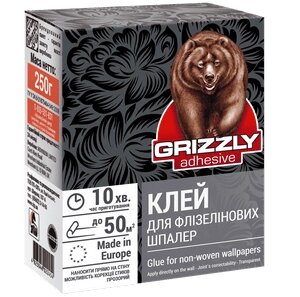 Клей для флізелінових шпалер Grizzly 0,25 кг