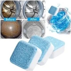 Антибактеріальний засіб очищення пральних машин Washing mashine cleaner No2 у шипучих таблетках