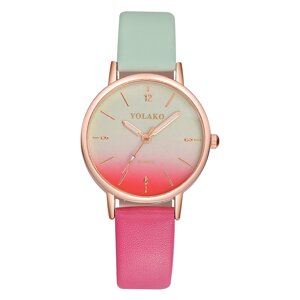 Жіночі наручні годинники з кольоровим пасочком код 500 продаж продаж