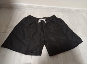 Мужские шорты плавки с сеткой для купания и пляжа Турция 52-62 размеры черные