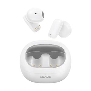 Bluetooth стерео гарнитура Usams US-TD22 TWS Earbuds - TD Series BT5.3 white BHUTD01