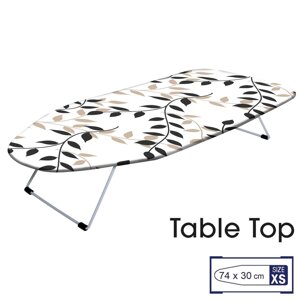 Дошка для прасування Casa Si Table Top 73x30 White/Black Leaves (CS95159P168)